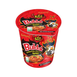 Buldak 2x Csípős Csirke Ízesítésű Tészta Pohár, 70gr (SamYang)