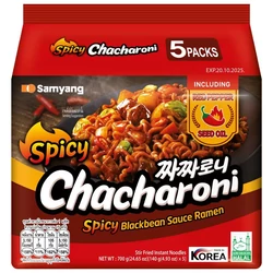 5 db Buldak Csípős Chancharoni Jjajang Ramen, 700gr (SamYang)