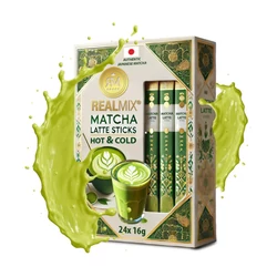 Autentikus Japán Matcha Latte Por, 384gr (Realmix)