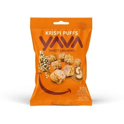 Krispi Puff Cirokgolyó Mogyoróvajjal , 45g (YAVA Bali)