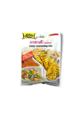 Satay Fűszerkeverék, (Tartalmazza a szószt), 100gr (Lobo) 