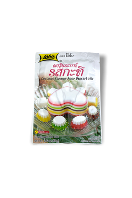 Kókusz ízű desszert zselé mix, 60gr (Lobo)