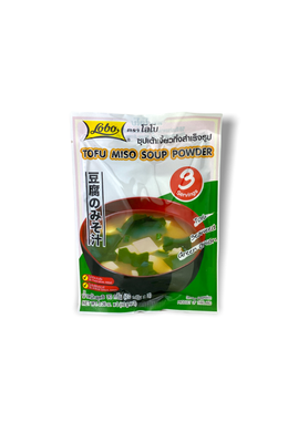 Instant Tofu Miso leves, 30gr (Lobo)
