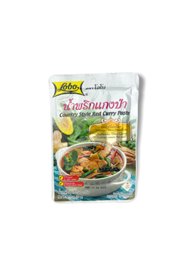 Vidéki Stílusú Vörös Curry Paszta, 50gr (Lobo)