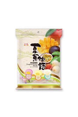 Trópusi Gyümölcsös Mini Mochi, 120gr (Royal Family)