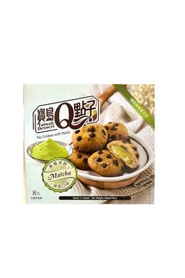 Matcha Teás Mochival Töltött Keksz, 160gr (Q Brand)