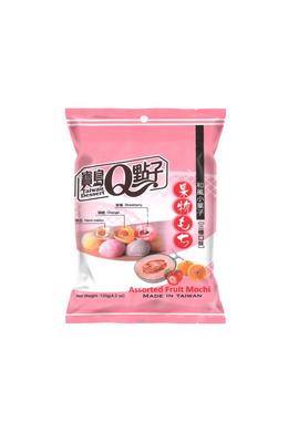 Gyümölcsös Mini Mochi Válogatás, 120gr (Q Brand)