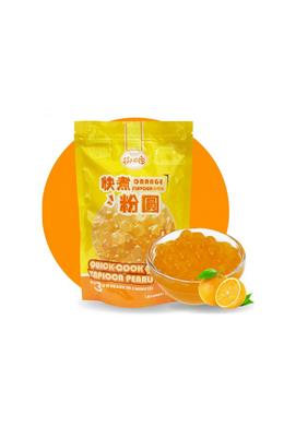 Bubble Tea Tápióka Gyöngyök - Narancs Ízű (Quick Cook), 250gr (KLKW)