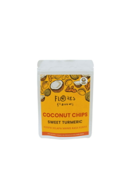 Kókusz Chips Édes Kurkumával, 40gr (Flores Flavours) 