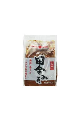 Miso Erjesztett Fűszerpaszta (vörös, sötét), 400gr (Hikari Miso)