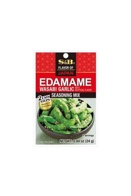 Edamame Wasabis-Fokhagymás Fűszerkeverék, 24gr (S&amp;B)