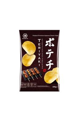 Teriyaki Ízesítésű Burgonya Chips,  100gr (Koikeya)