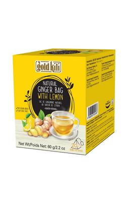 Természetes Gyömbér Tea Citrommal (20 filter), 60gr (Gold Kili)
