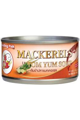 Makréla Tom Yum mártásban, 170gr (Smiling Fish)