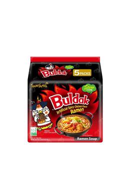 5x Buldak Csípős Csirke Pörkölt Ízesítésű Tészta, 145gr (SamYang)