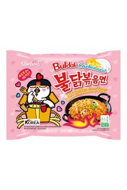 Buldak Csirke Carbonara Ízesítésű Tészta, 140gr (SamYang)