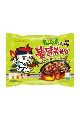 Buldak Jjajang Csirke Ízesítésű Tészta, 140gr (SamYang)