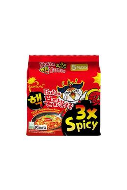 5 db 3x Csípős Csirke Ízesítésű Tészta, 140gr (SamYang)
