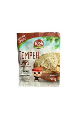 Fermentált Szója Tempeh Chips, 20gr (Woh)