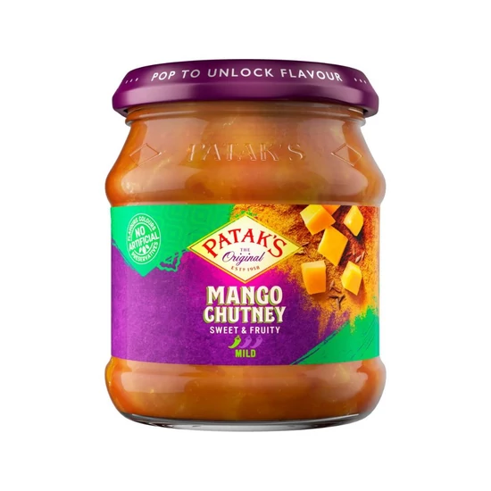 Gluténmentes Mangó Chutney, 340gr (Patak's)