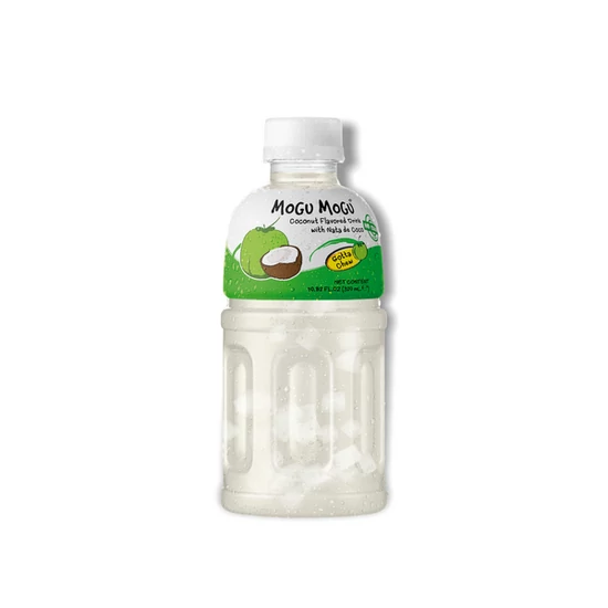 Kókusz Ízű Üdítőital Kókusz Darabokkal, 320ml (Mogu Mogu)