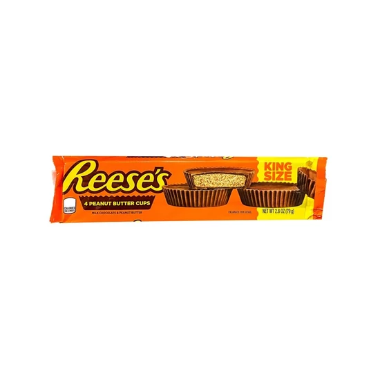 4db Tejcsokoládé Csésze Mogyoróvajjal Töltve, 79gr (Reese's)