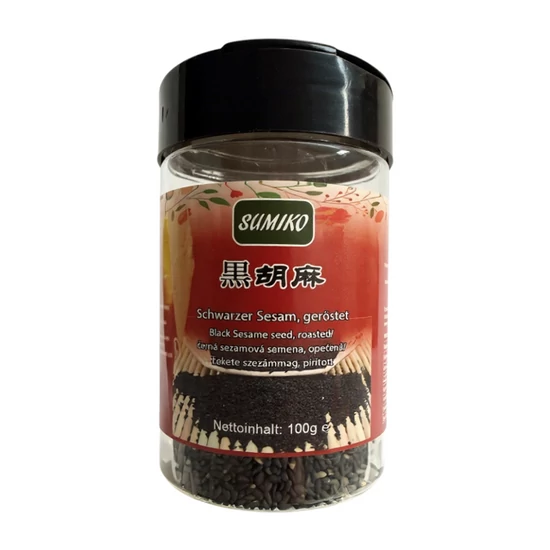 Pirított Fekete Szezámmag, 100gr (Sumiko)