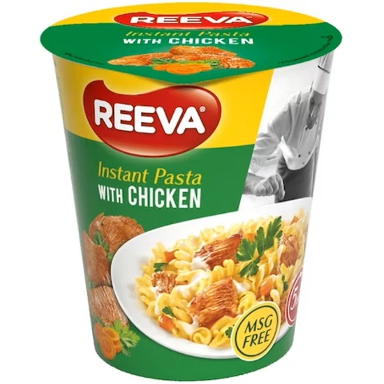 Instant Tésztaétel Csirke Ízesítéssel, 70gr (Reeva)