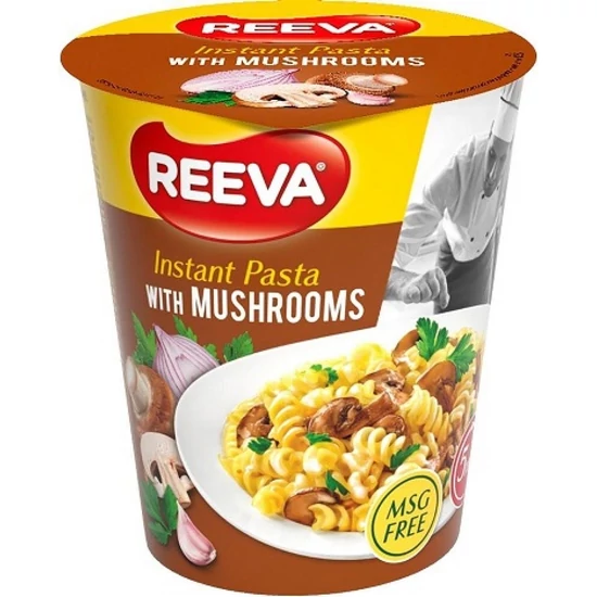 Instant Tésztaétel Gomba Ízesítéssel, 70gr (Reeva)