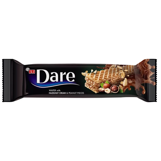 Ostyaszelet Mogyorókrémes Töltelékkel és Mogyoródarabokkal, 29gr (Dare)