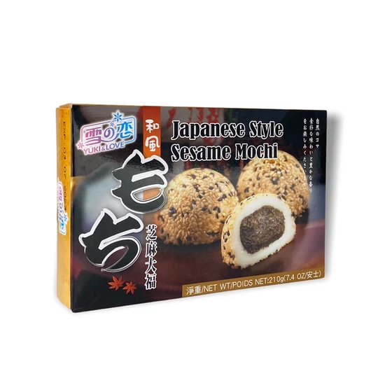 Szezámos Mochi, 210gr (Yuki&Love)