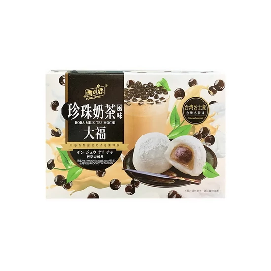 Boba Milk Tea Mochi, 180gr (Yuki&Love)