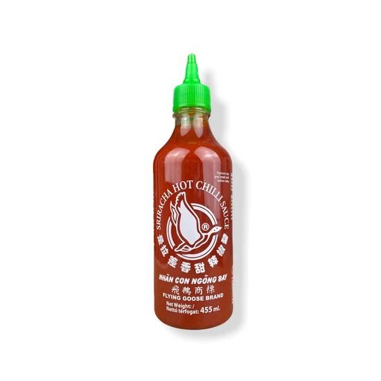 Sriracha Csípős Chiliszósz, 455ml (Flying Goose)