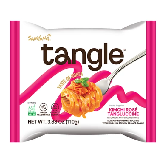 4db Instant Tészta Kimchivel Krémes Ízű Paradicsomszószban, 440g (Samyang Tangle)