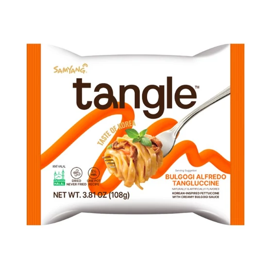 Instant Tészta Krémes Bulgogi Ízű Szószal, 108g (Samyang Tangle)