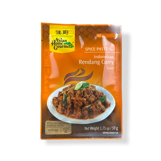 Indonéziai Rendang Curry fűszerpaszta, 50gr (Asian Home Gourmet)