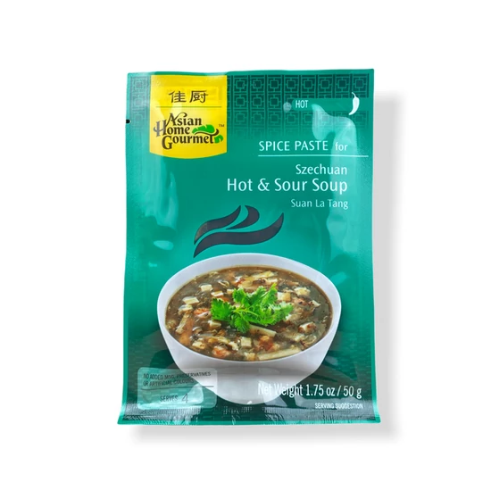 Szecsuáni Csípős és Savanyú Leves Paszta, 50gr (Asian Home Gourmet)