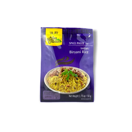 Indiai Biryani Rizs Fűszerpaszta, 50gr (Asian Home Gourmet)