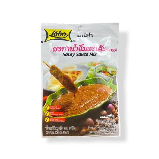 Satay Szósz Keverék, 50gr (Lobo)