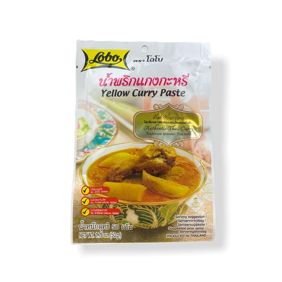 Sárga Curry Paszta, 50gr (Lobo)