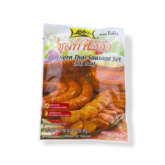 Észak Thai Kolbászkészlet - Sai Oua, 60gr (Lobo)