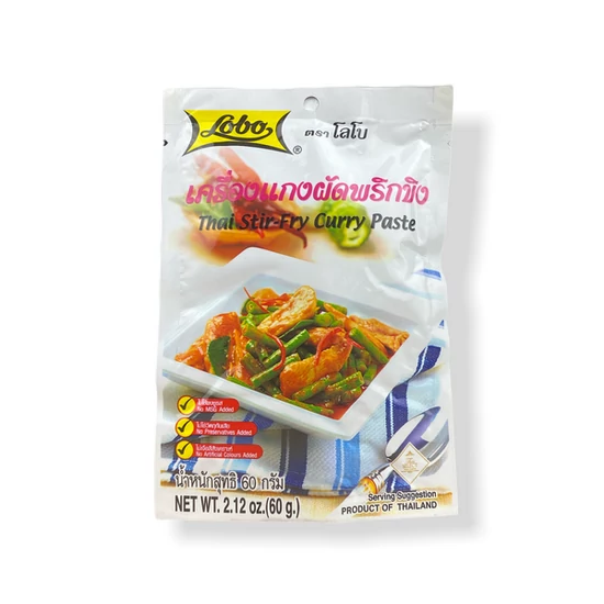 Thai Stir-Fry Csirke Curry Paszta, 60gr (Lobo)