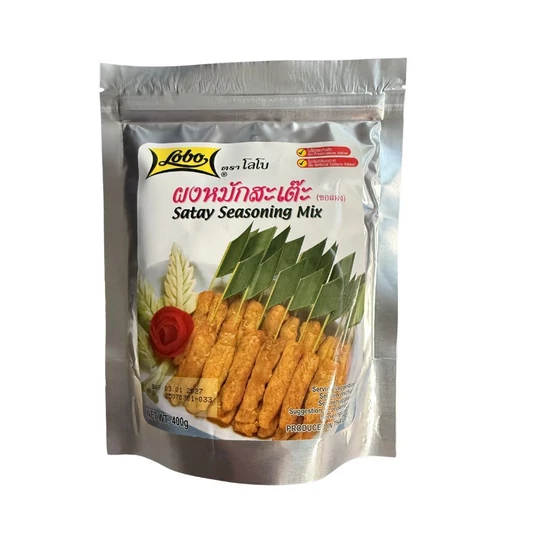 Satay Fűszerkeverék, 400gr (Lobo)