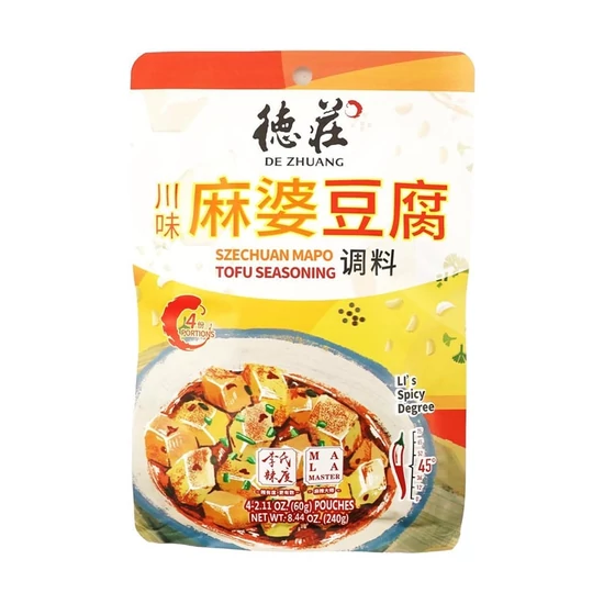 Hot Pot Leves Alap - Medium Spicy 45°, 220gr (De Zhuang)