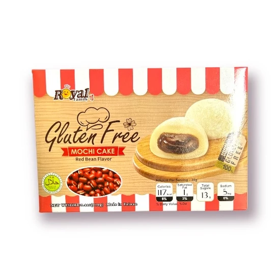 Gluténmentes Vörös Babos Mochi, 210gr (Royal Family)