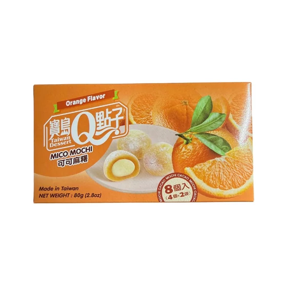 Narancsos Mico Mochi, 80gr (Q Brand)