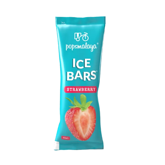Eper Ízű Jégnyalóka, (6x45ml) 270ml (Popsmalaya)