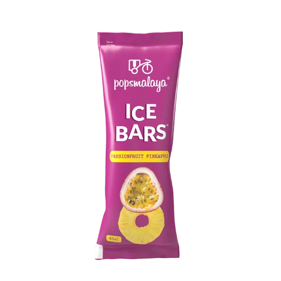 Maracuja Ananász Ízű Jégnyalóka, (6x45ml) 270ml (Popsmalaya)