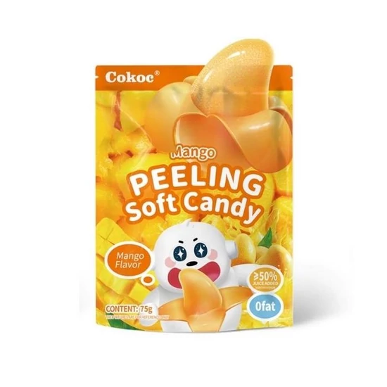 Hámozható Mangó Ízű Gumicukor, 75g (Cokoc)