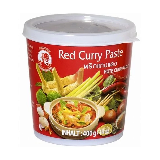 Vörös Curry Paszta, 400g (Cock Brand)